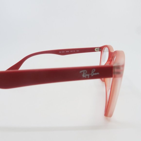 Ray-Ban Junior RB 1553 3669 46mm Red Faded Rubber New Kids Eyeglasses Frames - Picture 3 of 7